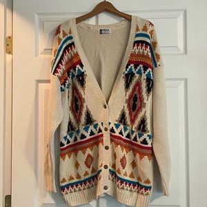 Vintage Oversized Cardigan